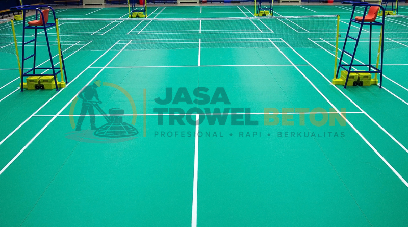 Jasa Cat Lantai Lapangan Badminton