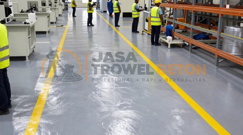 Jasa Cat Lantai Pabrik Jabodetabek & Jawa Barat | Harga Per M2