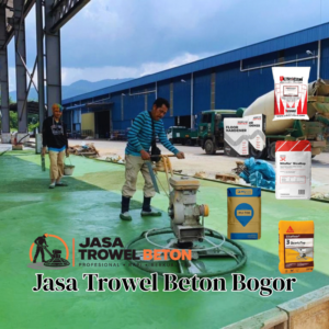 Jasa trowel beton Bogor untuk finishing lantai beton dan floor hardener